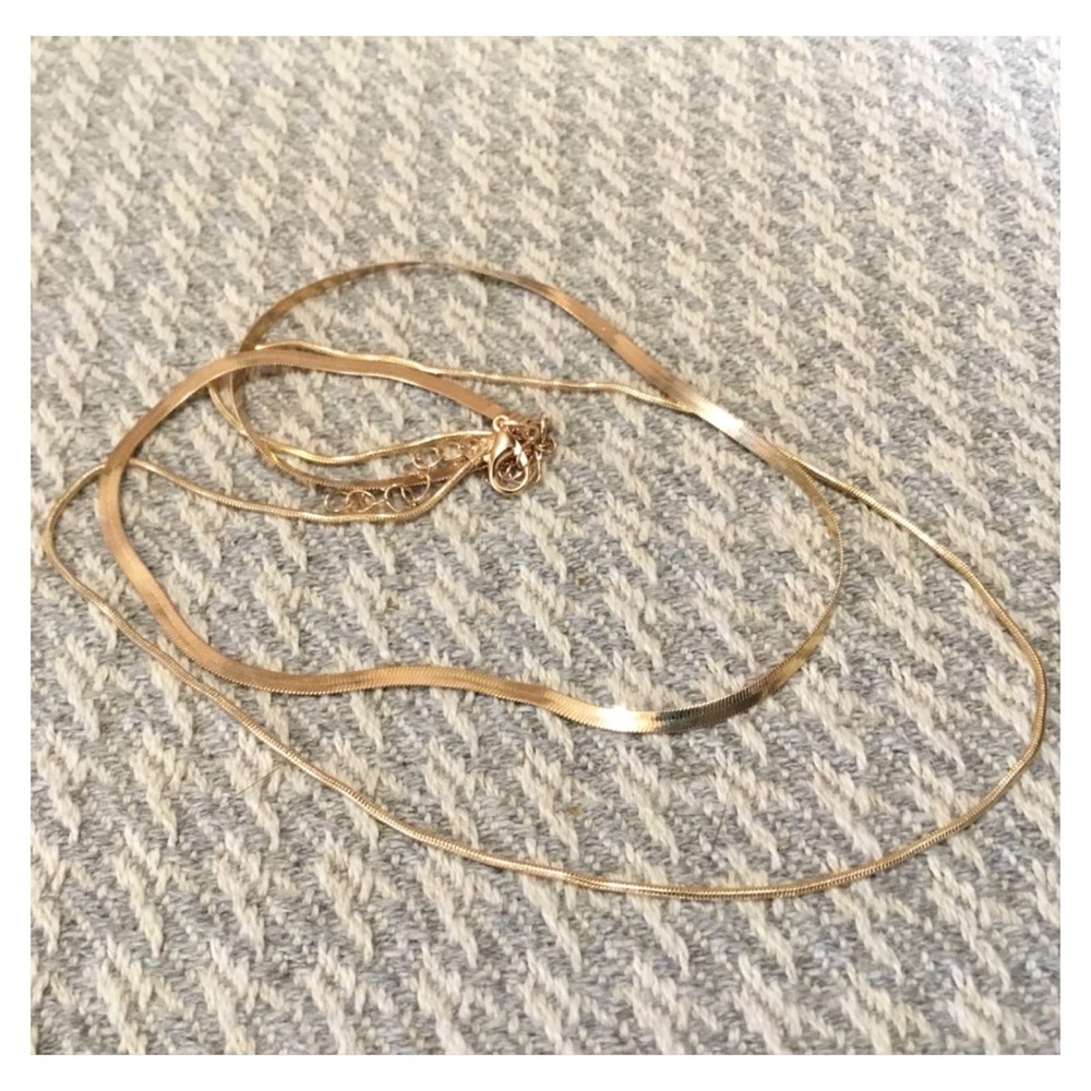 High Quality Dual Gold Chain Necklace - Picture 3 of 6